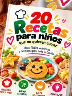 Portada del ebook 20 Recetas para Niños que No Quieren Comer