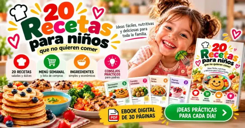 Pancakes con frutas, crema de calabaza, pollo con verduras y muffins, algunas de las preparaciones del ebook
