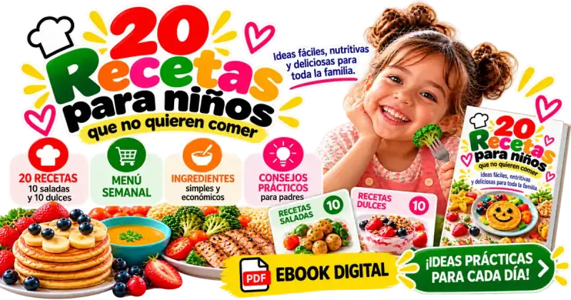Pancakes con frutas, crema de calabaza y pollo con verduras, algunas de las preparaciones del ebook